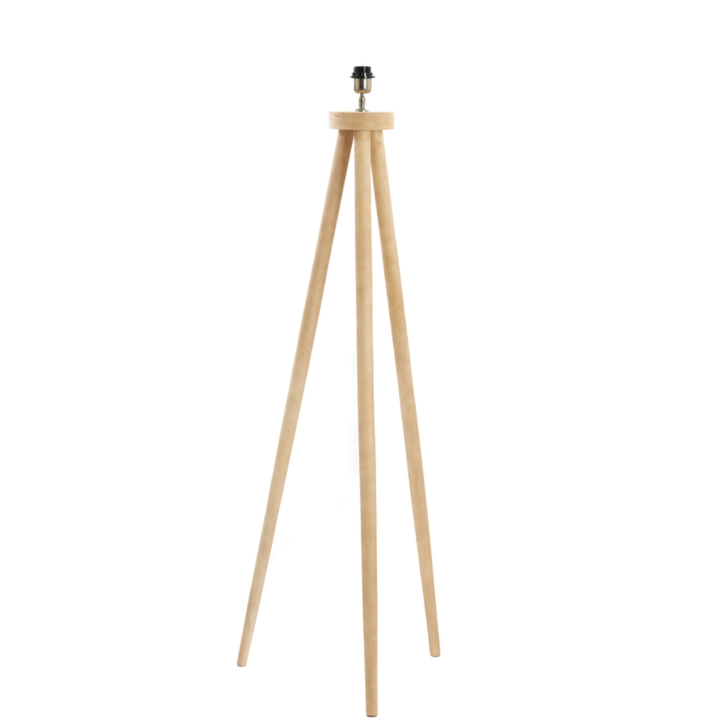 Base de lámpara de madera de tres patas Light & Living Ilias - H. 122 cm