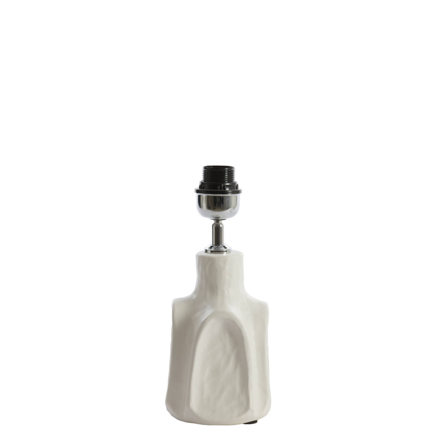 Base de lámpara cerámica blanca Light & Living Amade - H. 37 cm