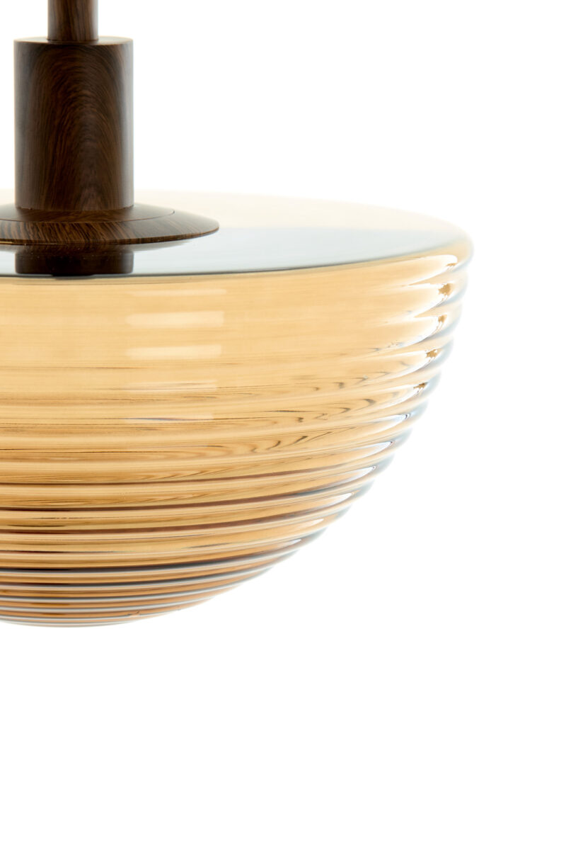 Lámpara de pie vintage con pantalla ámbar Light & Living Baylie - H. 165 cm - Imagen 4