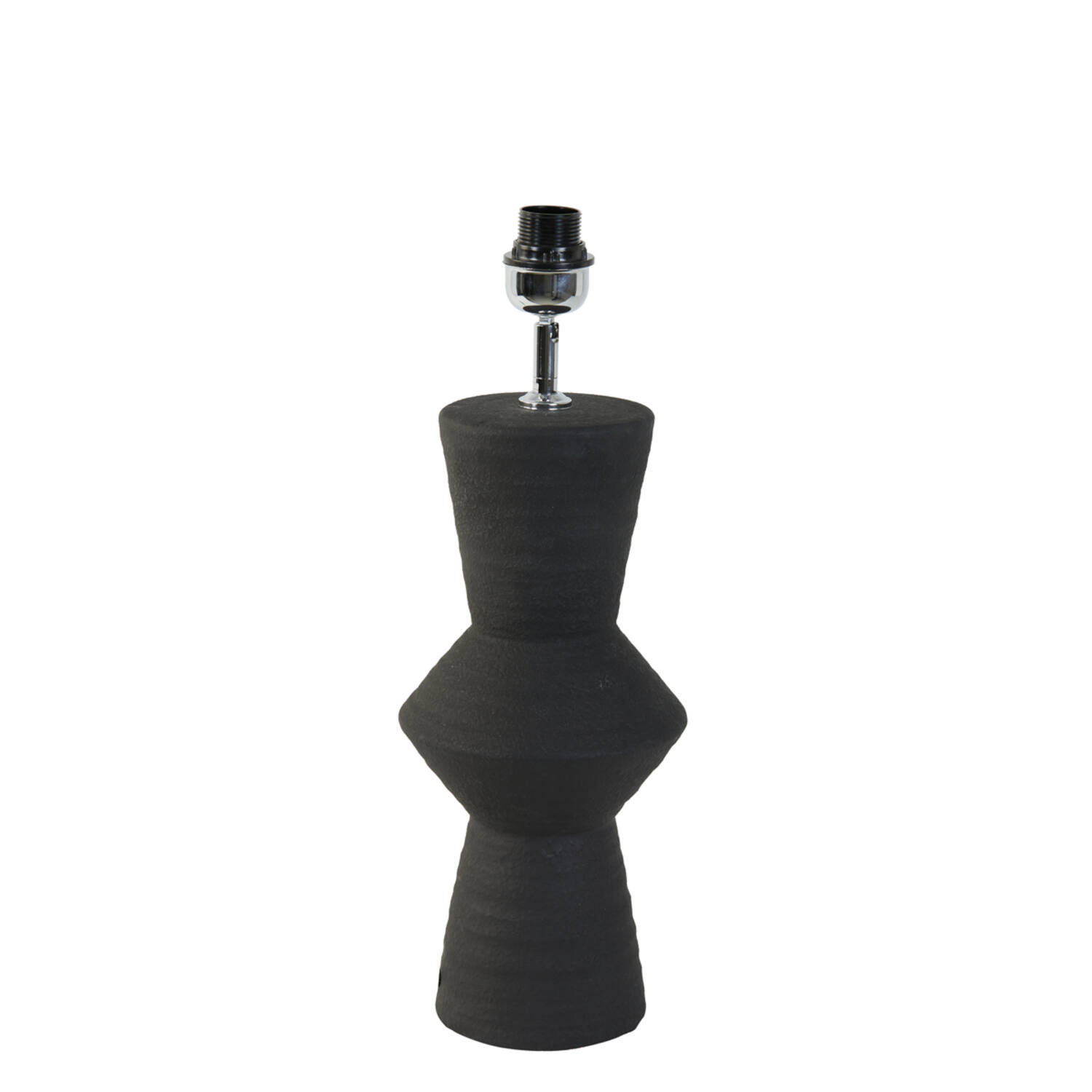 Base de lámpara negra diseño geométrico Light & Living Ayla - H. 51 cm