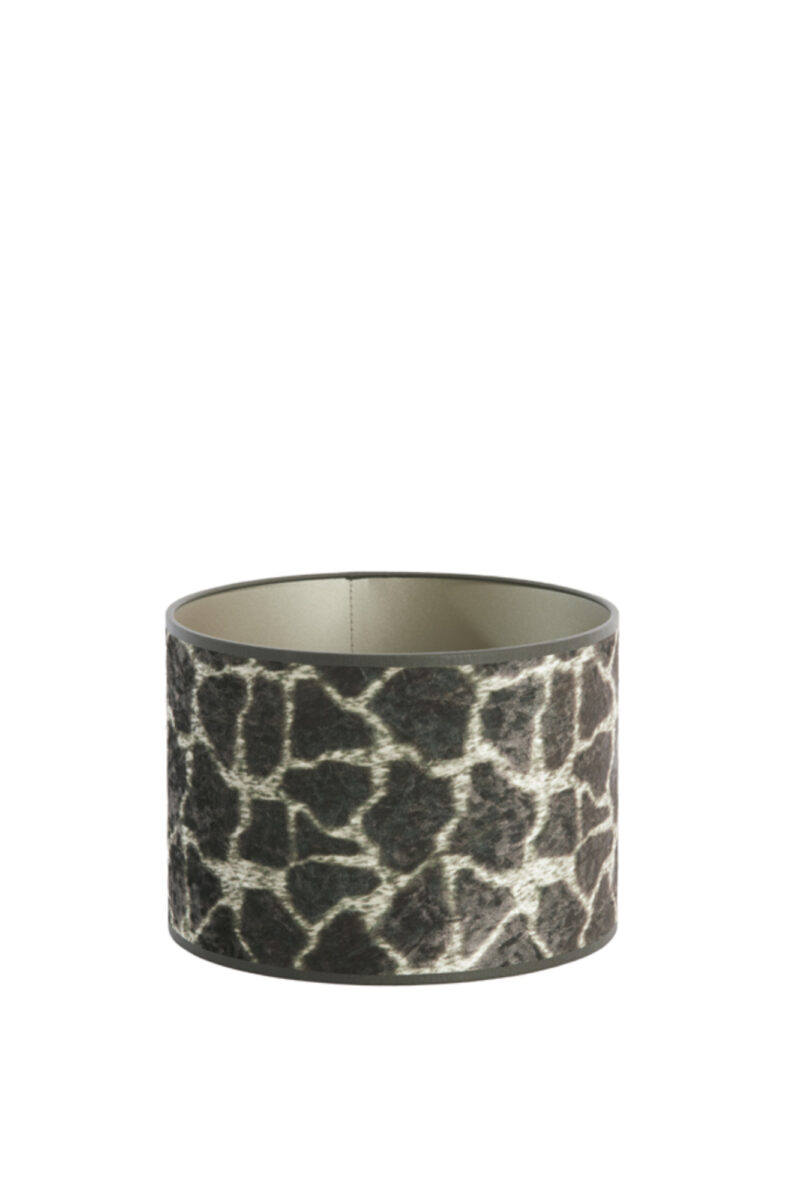 Pantalla de lámpara en forma cilíndrica con estampado de animales Light & Living Mosa - Ø 25 cm - Imagen 2