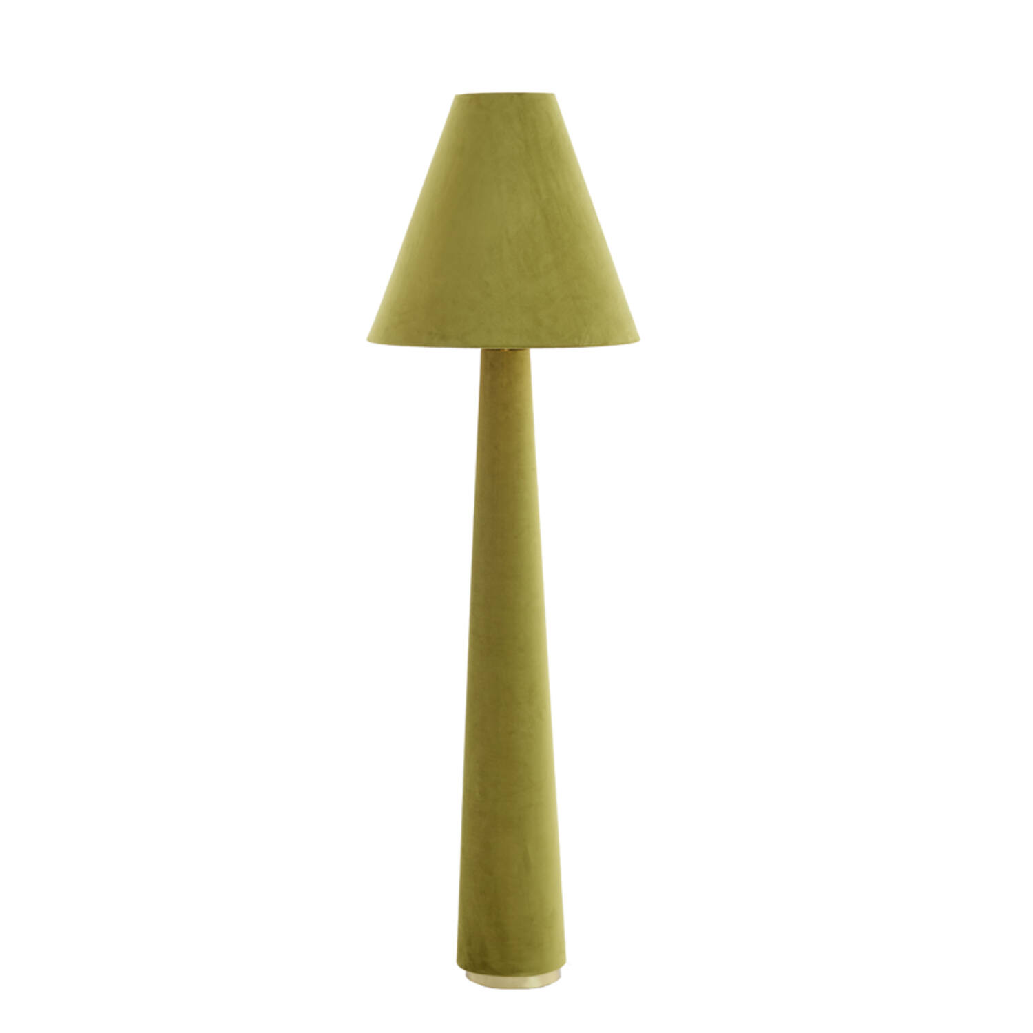 Lámpara de pie verde oliva estilo retro Light & Living Devia - H. 168 cm