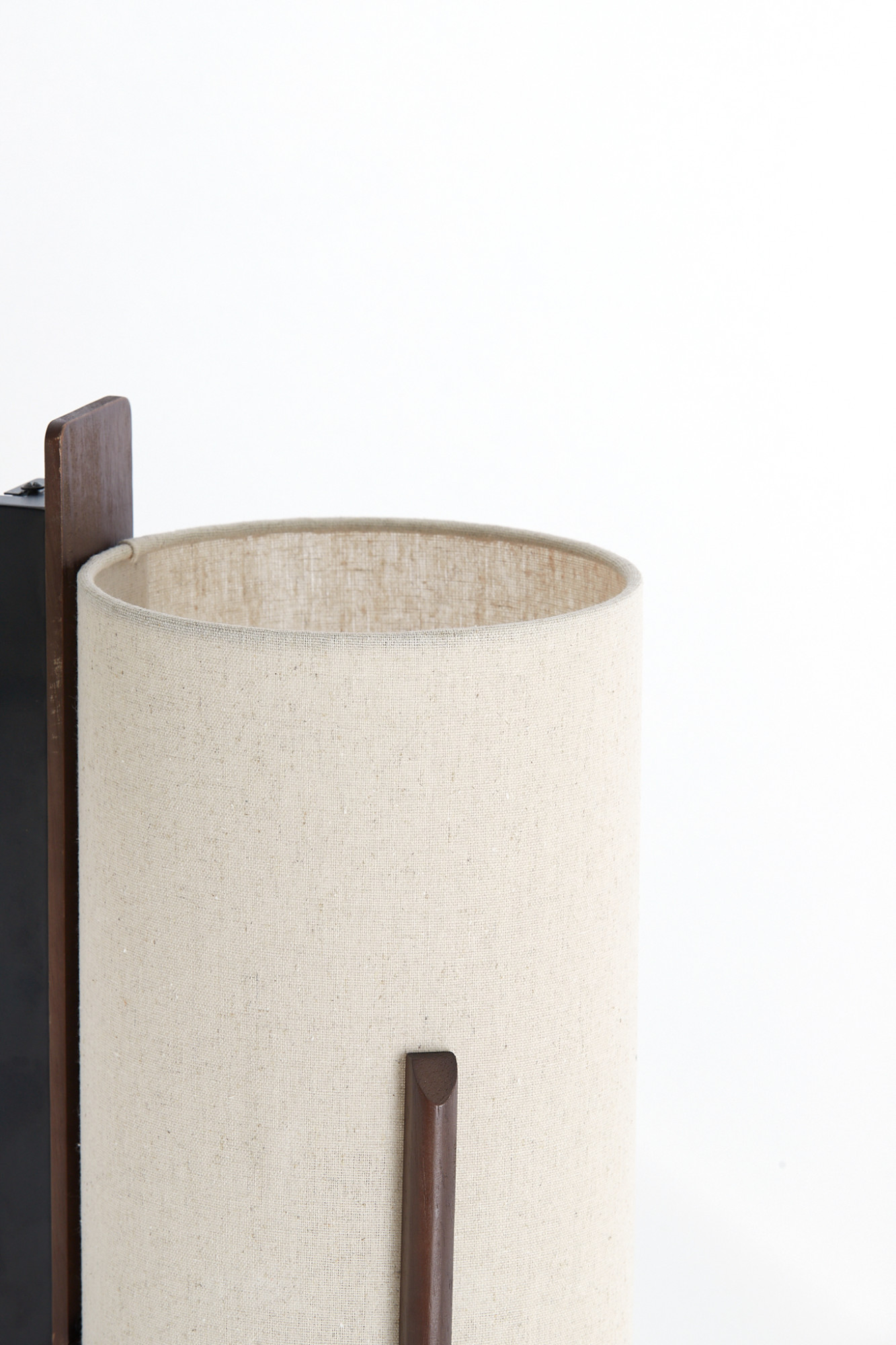 Pantalla de tela con detalle de madera Light & Living Litto - Imagen 4