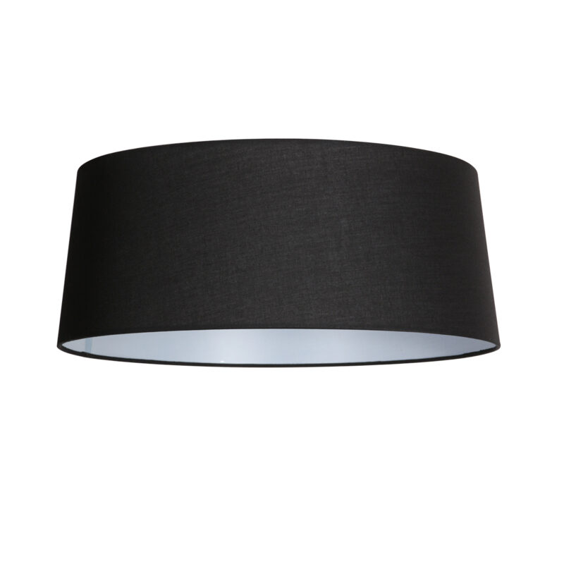 Pantalla de lámpara cónica negra Anne Lighting - Ø 50 cm