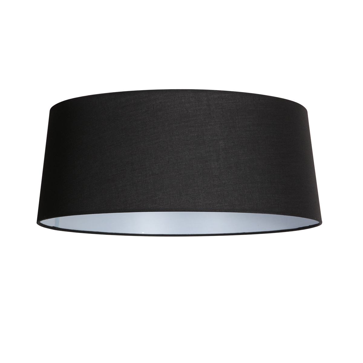 Pantalla de lámpara cónica negra Anne Lighting - Ø 50 cm