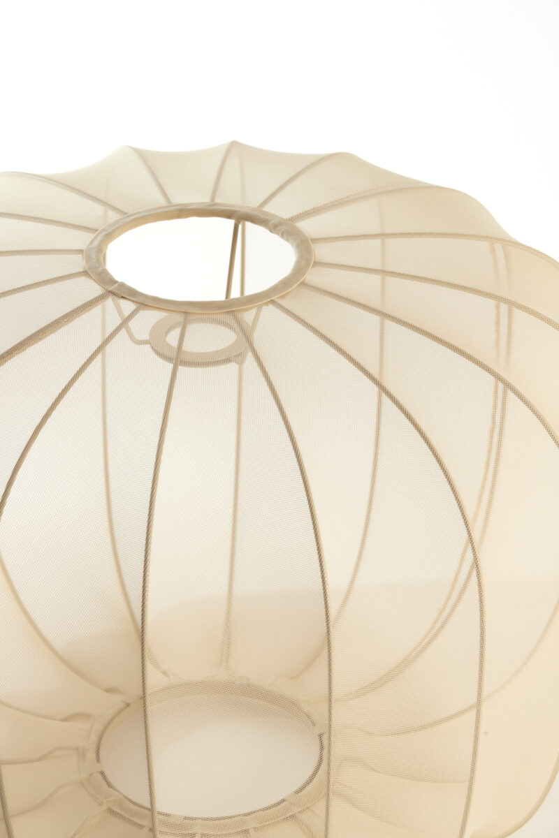 Pantalla de lámpara de tela transparente Light & Living Plumeria - Ø 50 cm - Imagen 7