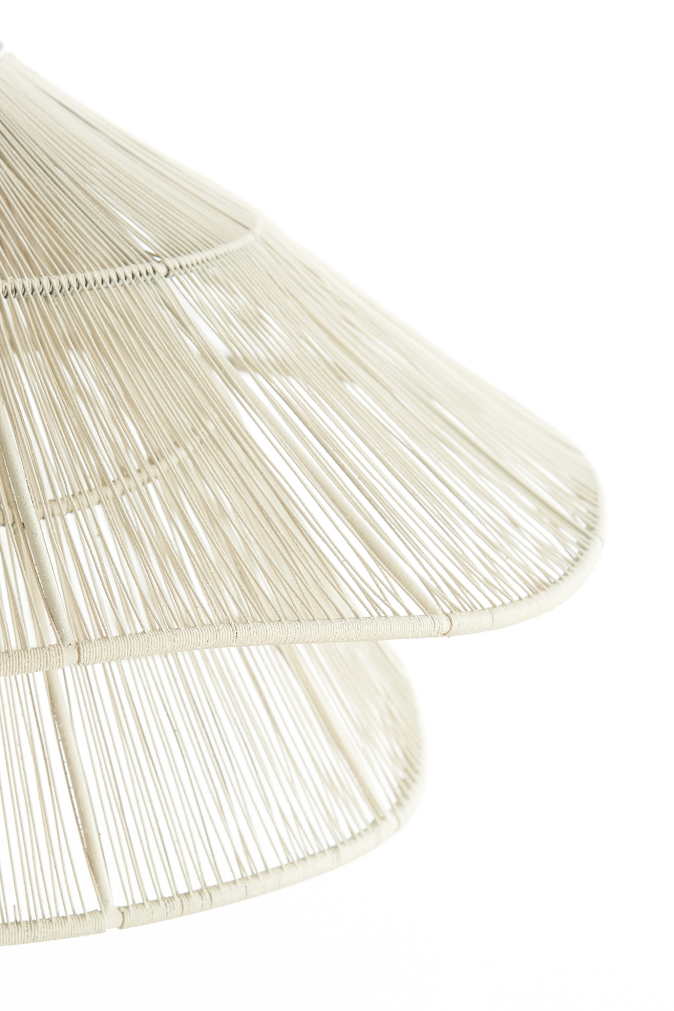 Lámpara ondulada de mimbre natural Light & Living Alameda - Imagen 4