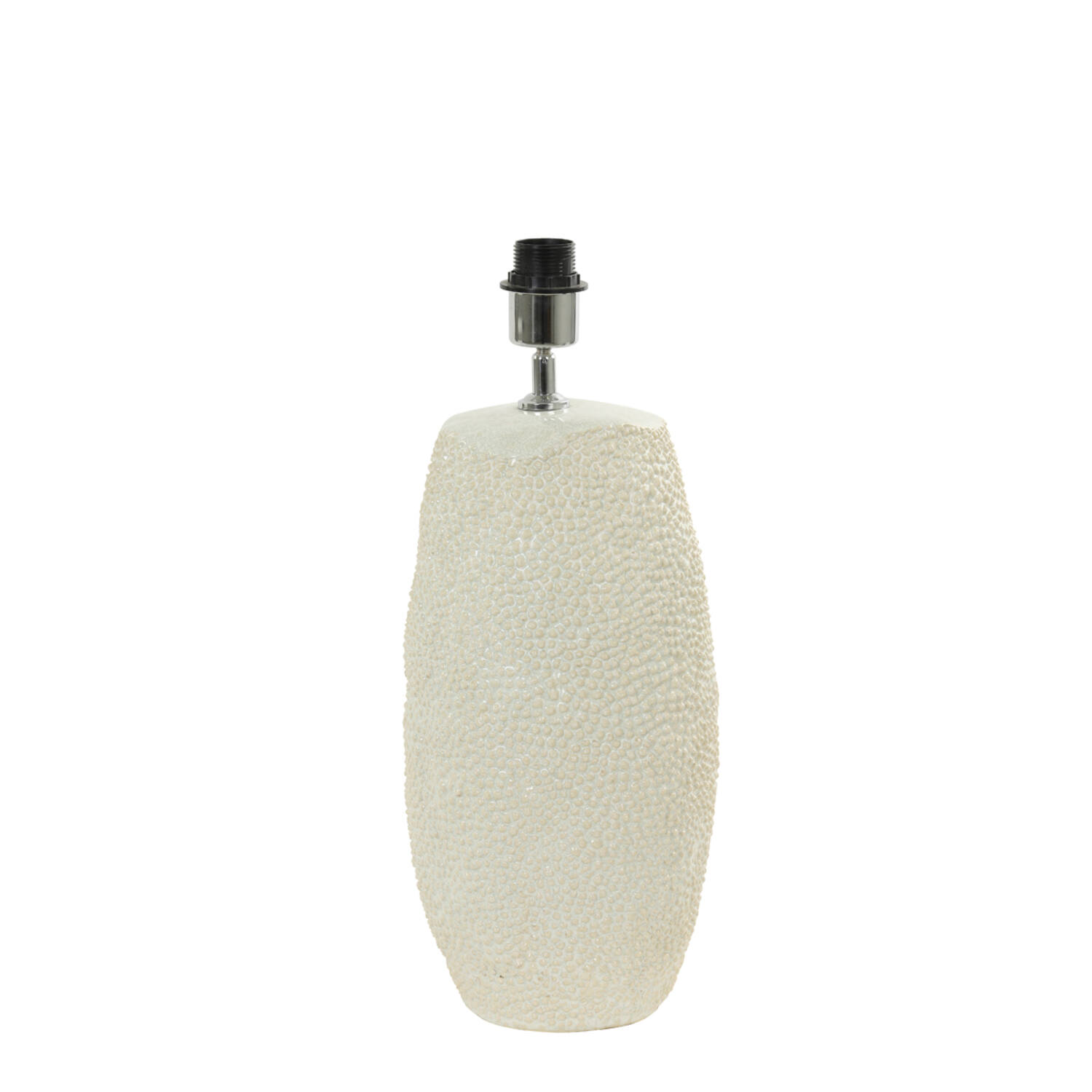 Base de lámpara acanalada beige Light & Living Kyara - H. 51,5 cm