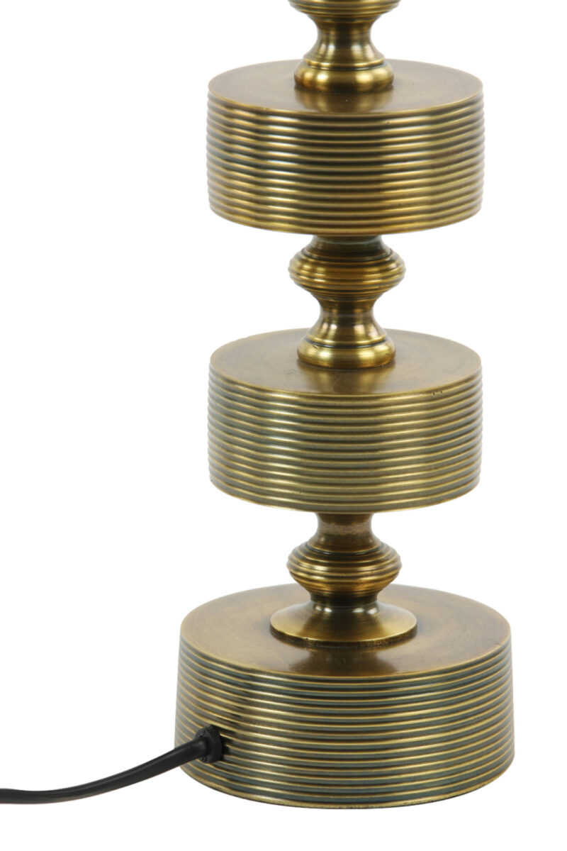 Base de lámpara moderna con estrías Light & Living Gody - H. 43 cm - Imagen 5