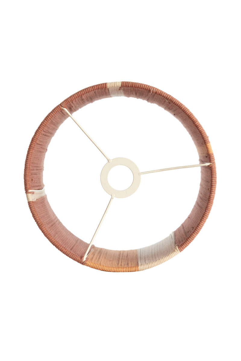 Pantalla de lámpara de tela en tonos marrones Light & Living Medan - Ø 30 cm - Imagen 6