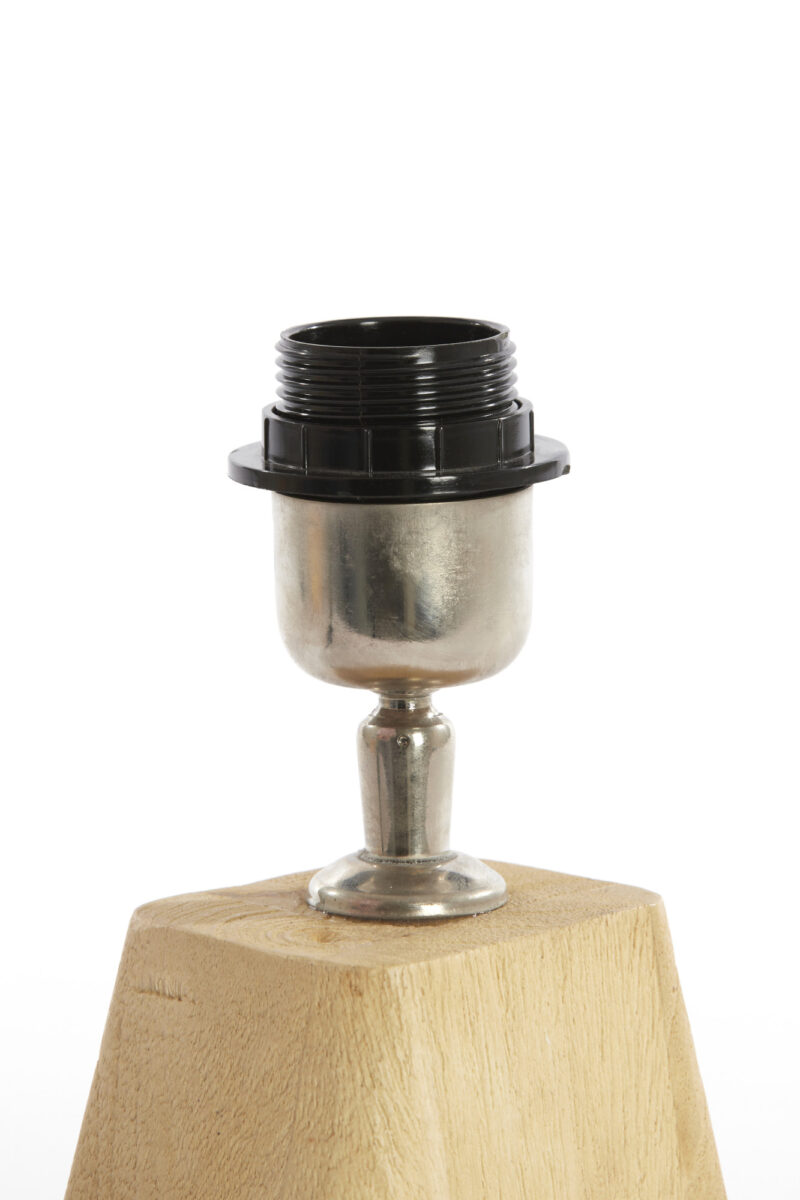 Base de lámpara de madera moderna Light & Living Kardan - H. 19 cm - Imagen 5