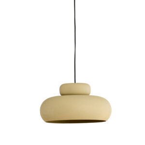 Lámpara colgante amarilla redonda con diseño alegre Light & Living Neiva - Ø 39 cm