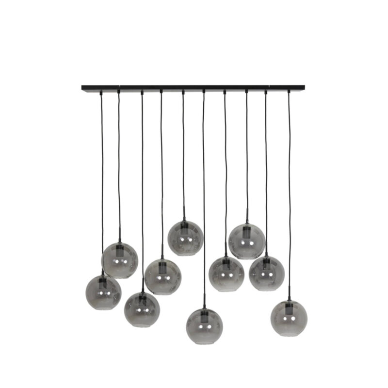 Lámpara colgante de vidrio geométrica alargada Light & Living Subar – An. 124 cm
