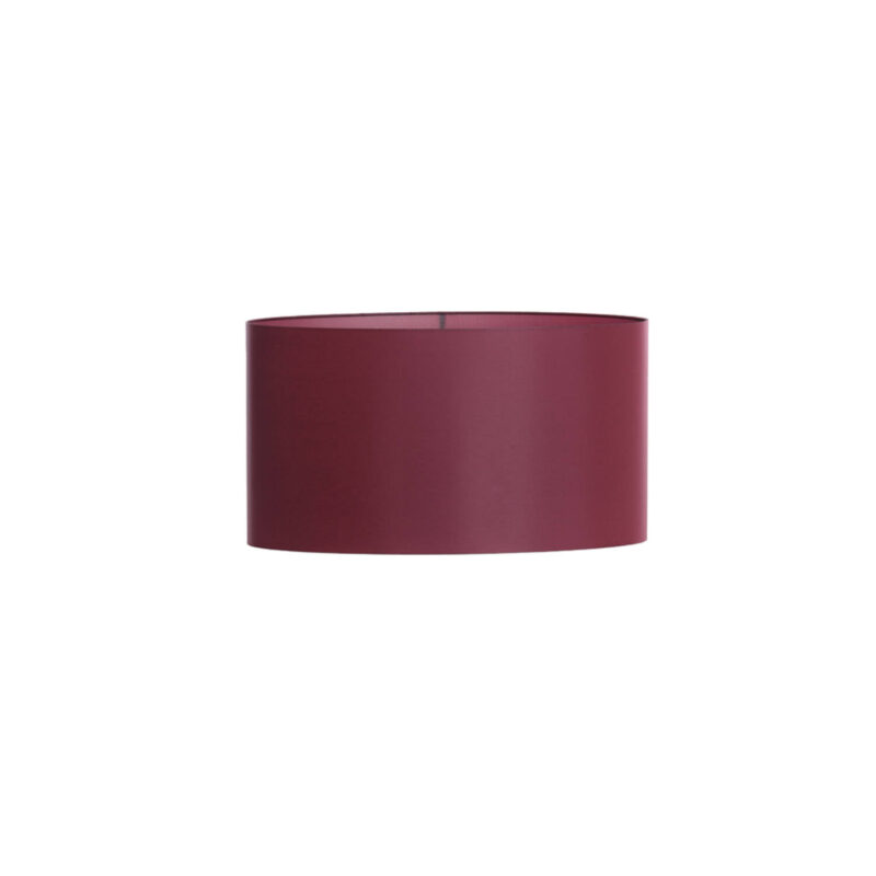Pantalla de tela burdeos Light & Living Imani - H. 32 cm