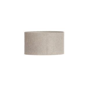 Lámpara de pantalla cilíndrica beige Light & Living Brandy - H. 32 cm