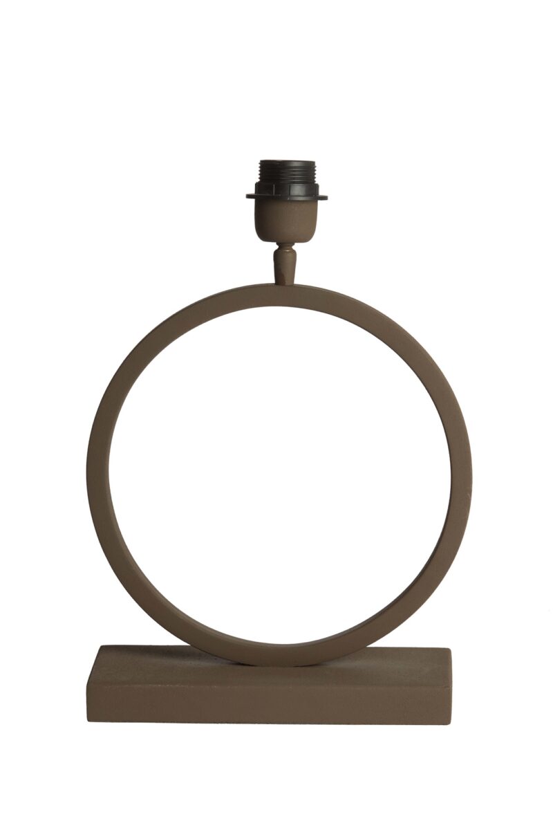 Base de lámpara minimalista en forma de círculo Light & Living Liva - H. 43 cm - Imagen 2