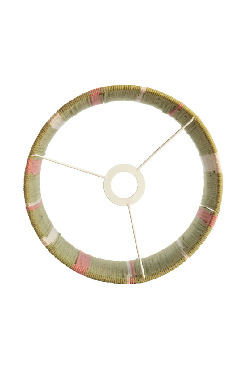 Pantalla de lámpara a rayas verde-rosa Light & Living Medan - Ø 30 cm - Imagen 5