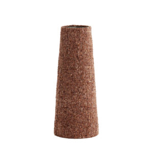 Pantalla de lámpara marrón en forma de cilindro Light & Living Osire - Ø 12,5 cm