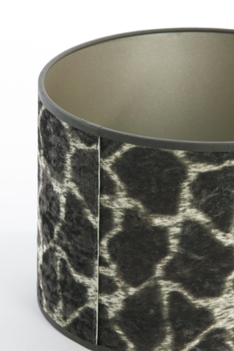 Pantalla de lámpara en forma cilíndrica con estampado de animales Light & Living Mosa - Ø 25 cm - Imagen 5