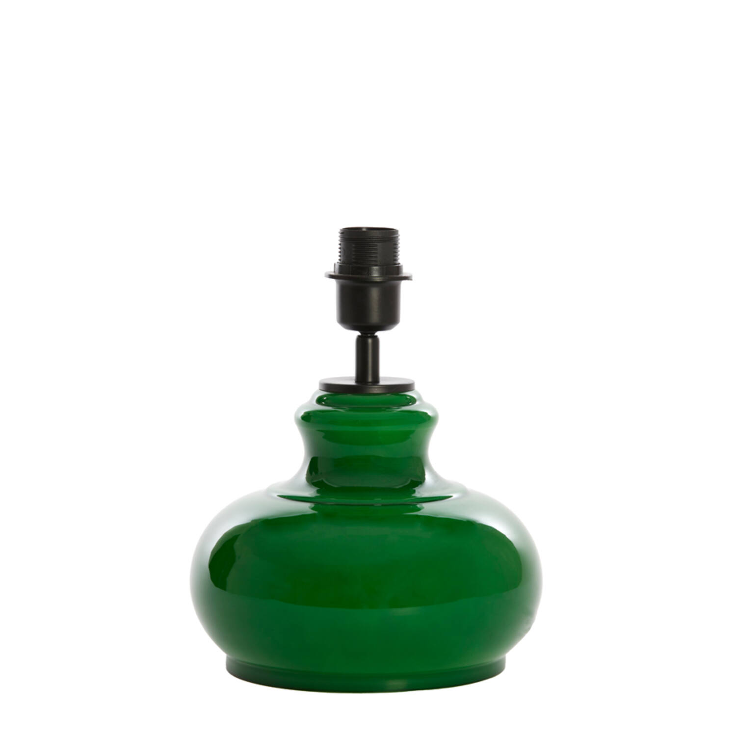 Base de lámpara de vidrio verde Light & Living Verde - H. 28,5 cm