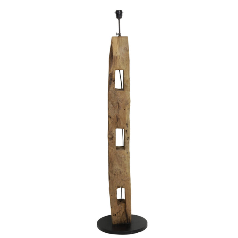 Base de lámpara de madera con apariencia natural Light & Living Karlovo - H. 144 cm