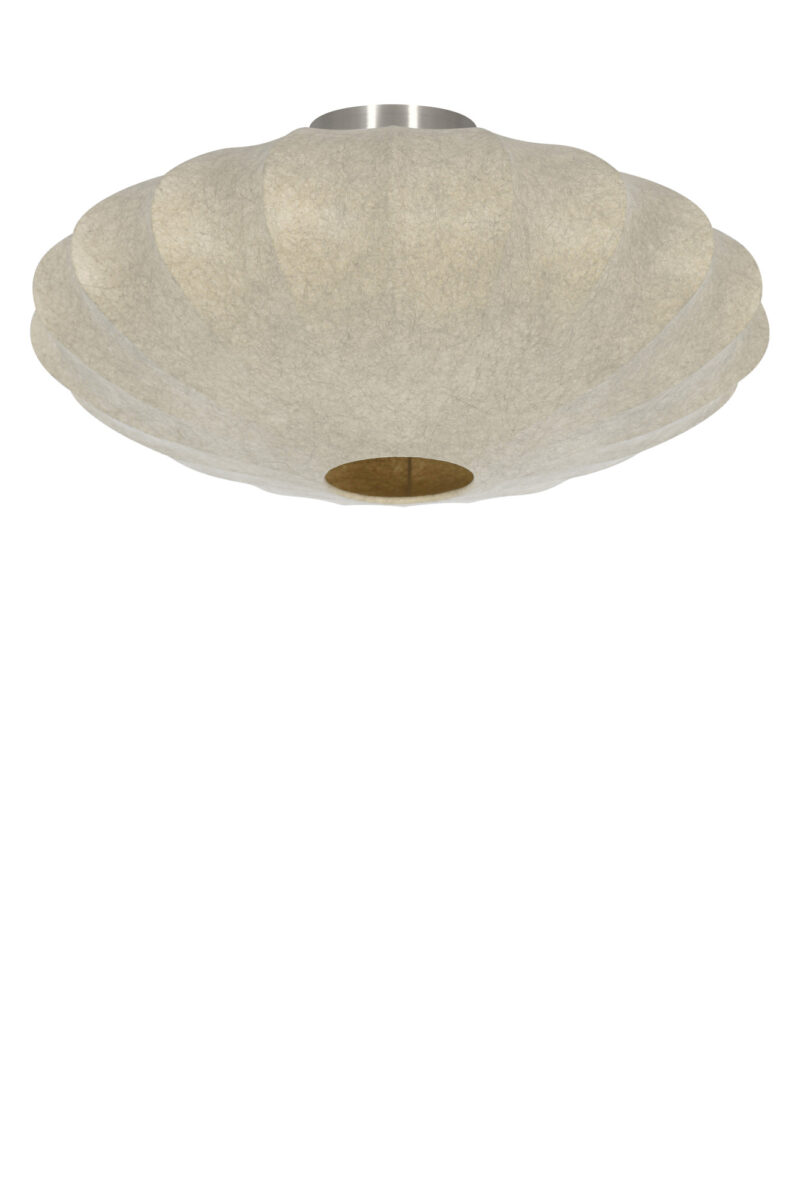 Lámpara de techo con pantalla colgante de lino Light & Living Fay – An. 50 cm - Imagen 2