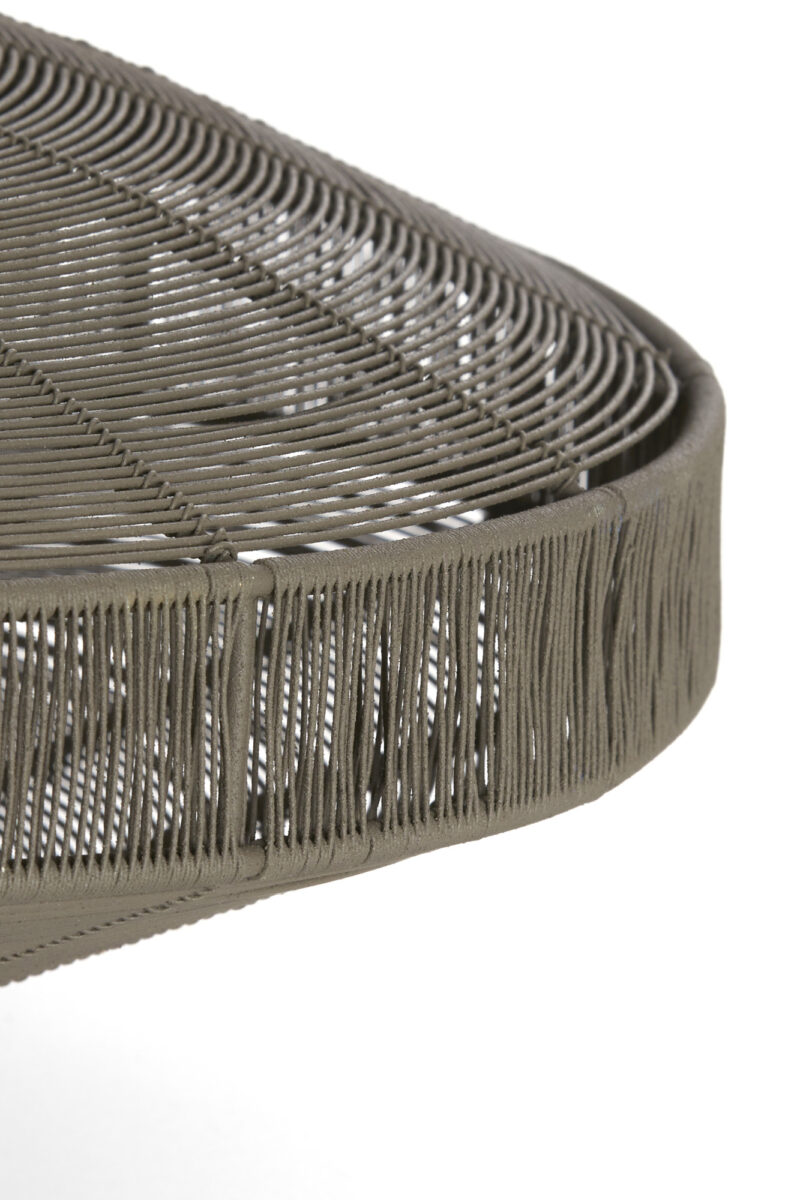 Lámpara de techo ovalada negra de estilo moderno Light & Living Bahala – An. 51 cm - Imagen 6