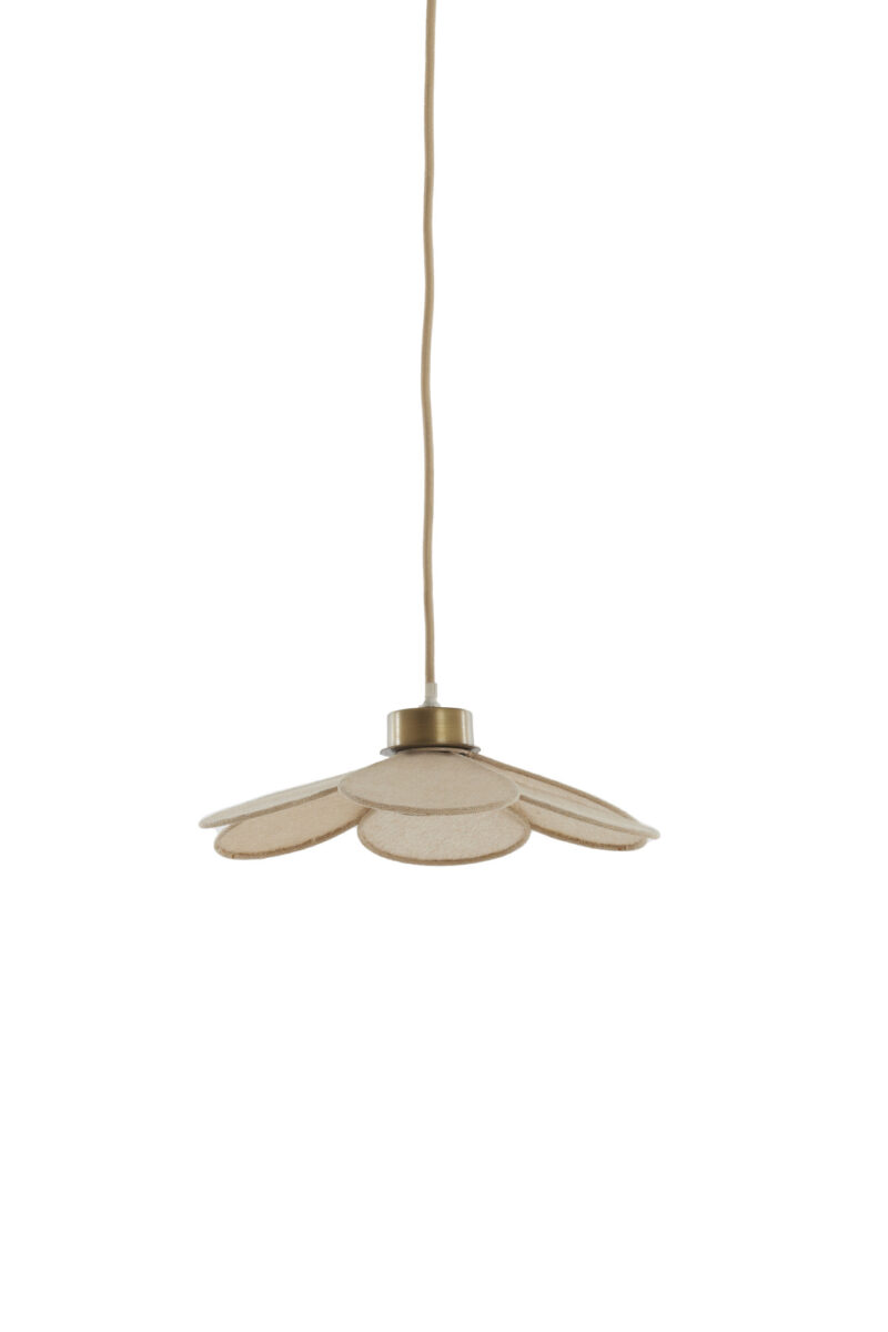 Lámpara floral colgante en tono natural Light & Living Fyano - Ø 30,5 cm - Imagen 2