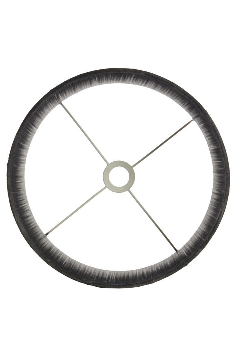 Pantalla de lámpara cilíndrica negro-gris Light & Living Tossa - Ø 40 cm - Imagen 6