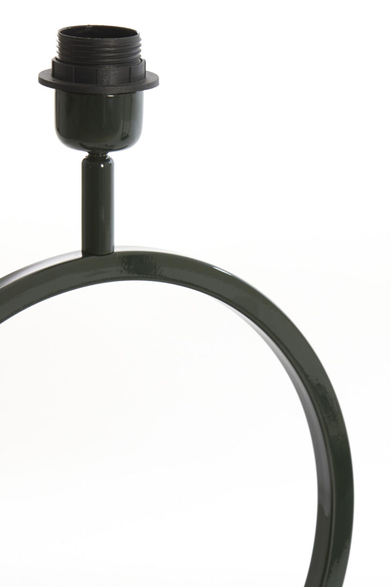 Base de lámpara metálica negra redonda Light & Living Liva - H. 43 cm - Imagen 5