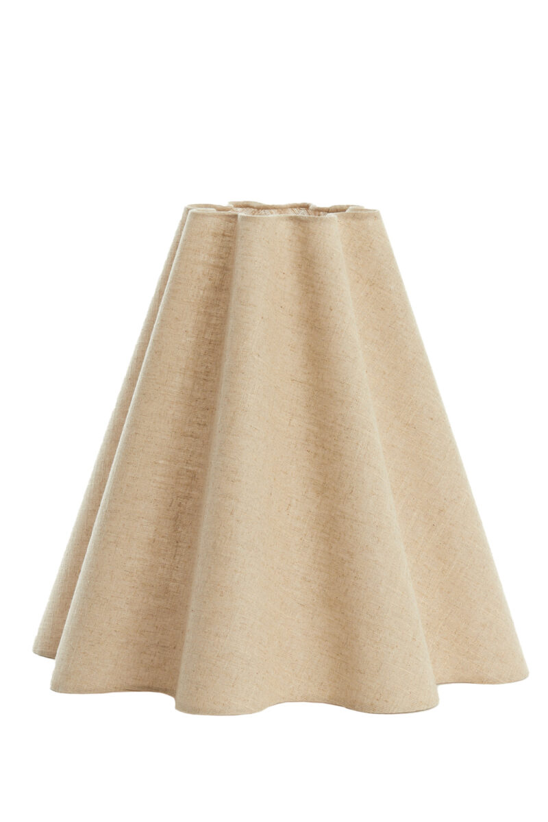 Pantalla de lámpara de tela color beige Light & Living Bezaha - Ø 18,5 cm - Imagen 2