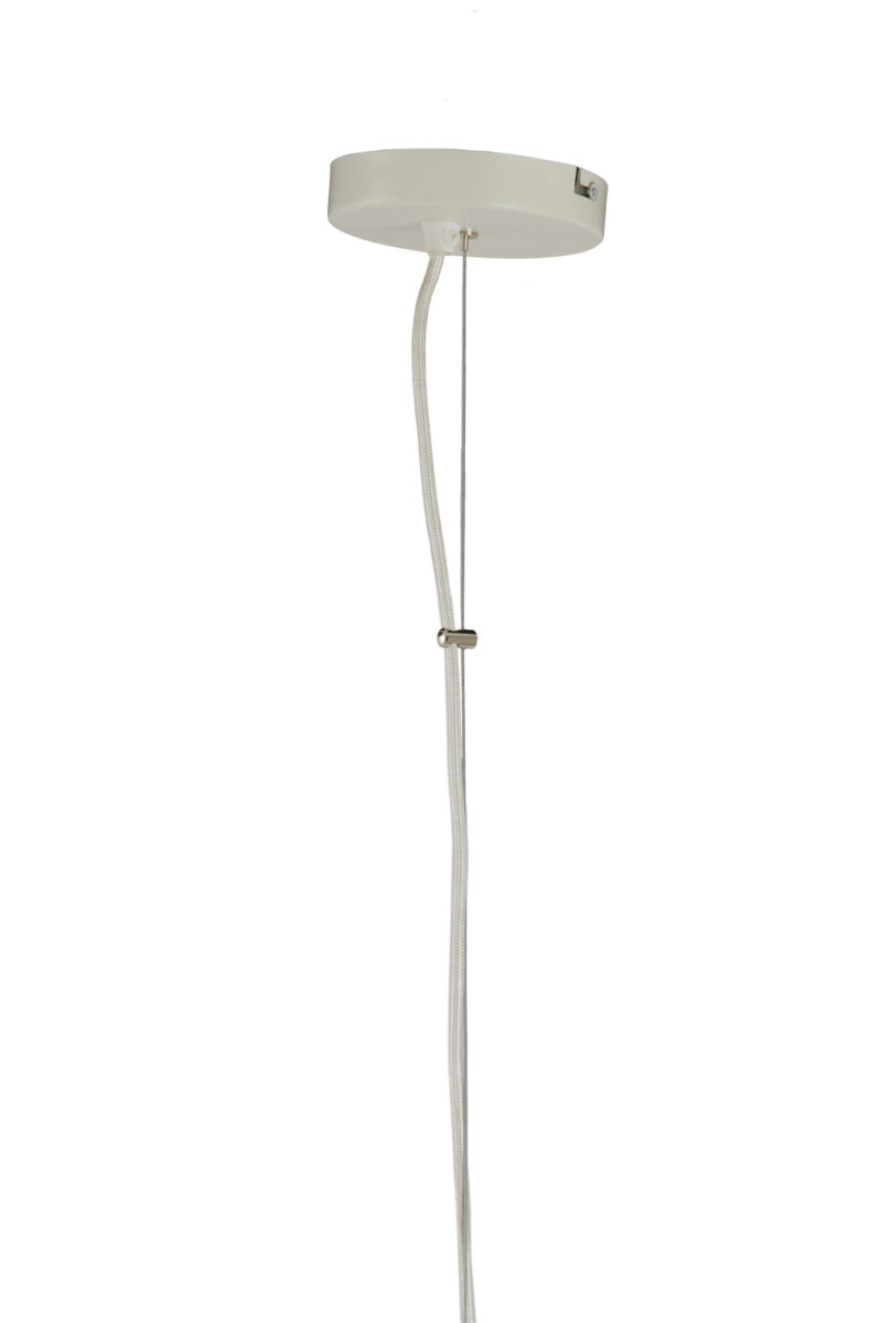 Lámpara colgante azul y blanca con franjas de tela Light & Living Kozana - Ø 48 cm - Imagen 6