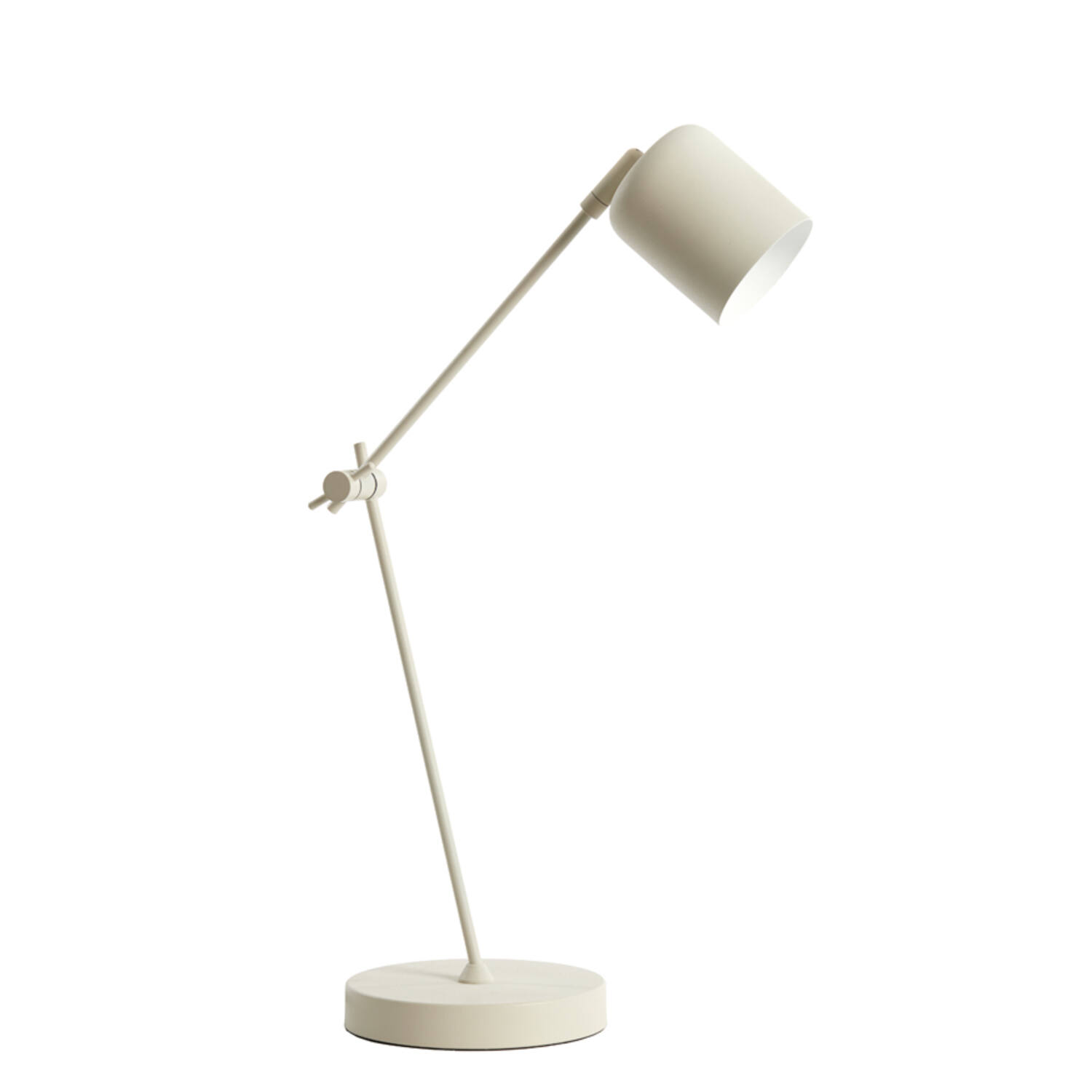 Lámpara de escritorio beige con brazo articulado Light & Living Rijeka - H. 51 cm