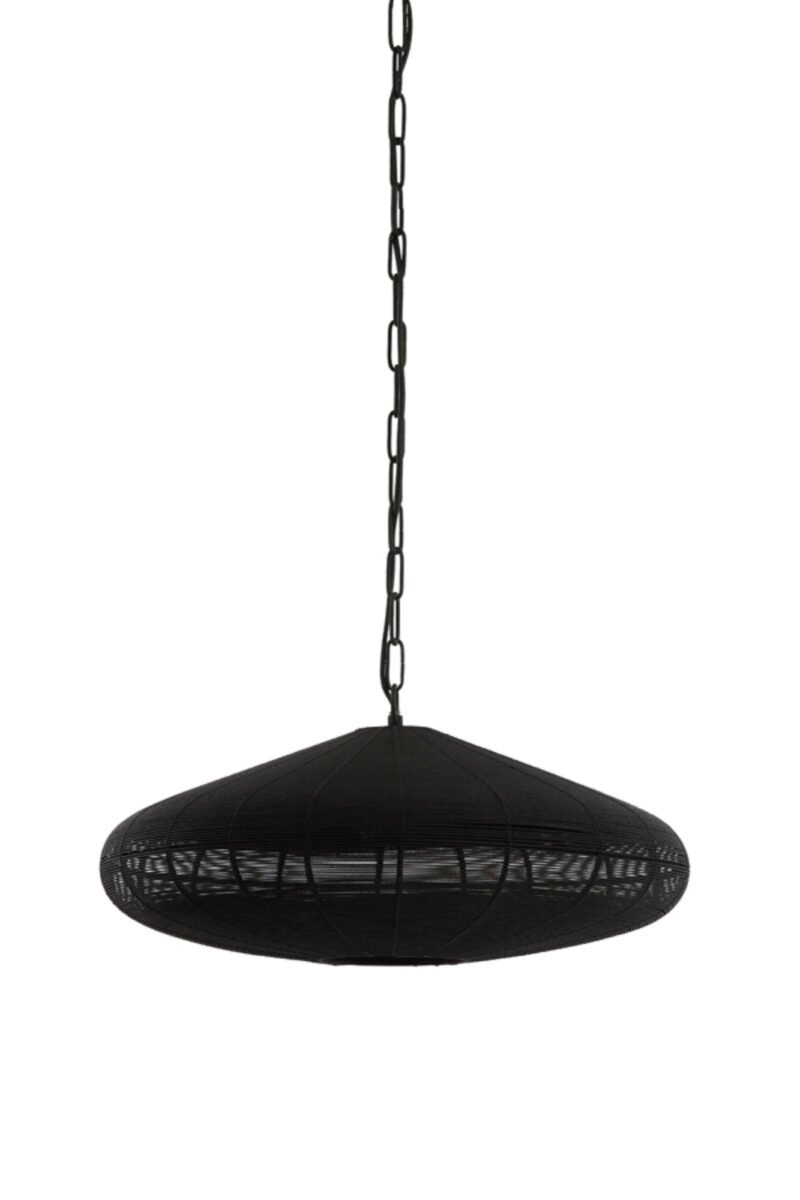 Lámpara ovalada negra con diseño moderno Light & Living Bahoto - Ø 51 cm - Imagen 2