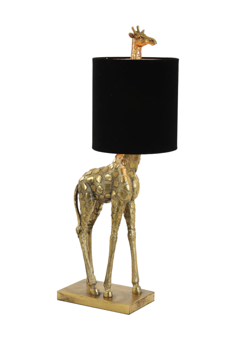 Lámpara de mesa jirafa dorada Light & Living Giraffe – H. 68 cm - Imagen 6