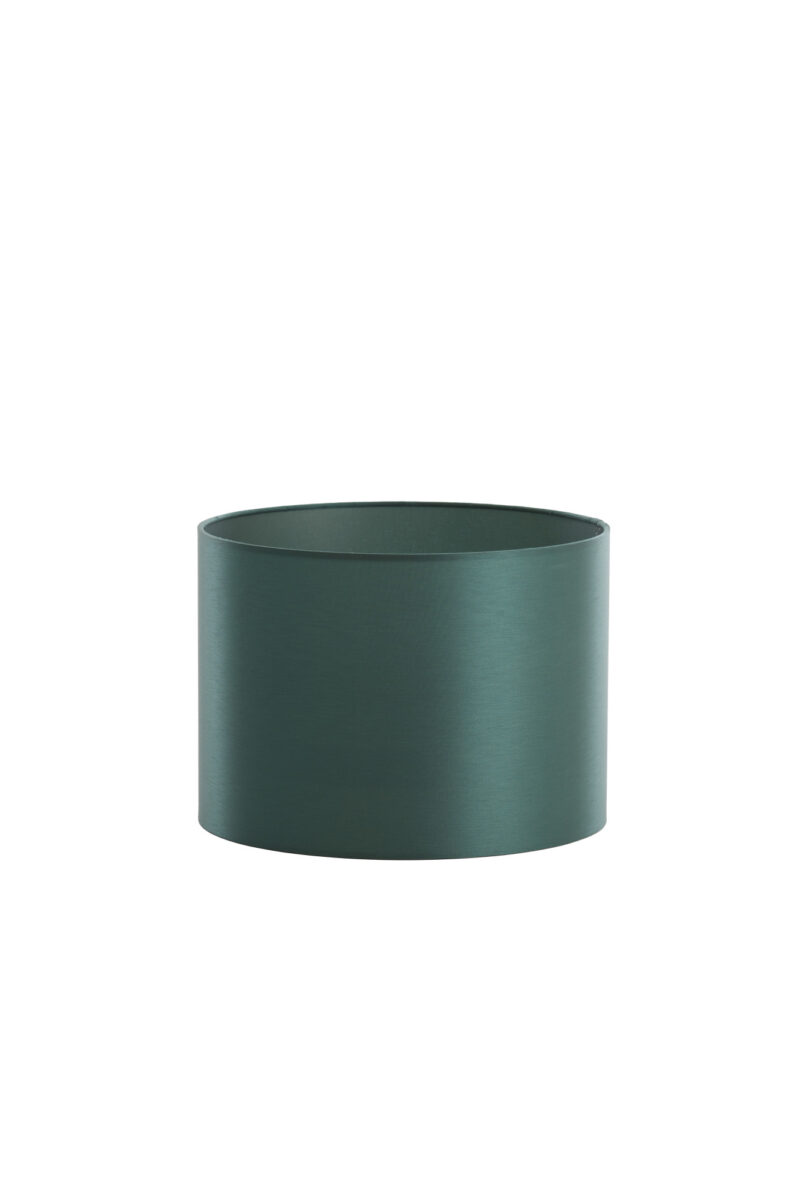 Pantalla de tela cilíndrica verde Light & Living Imani - Ø 25 cm - Imagen 2