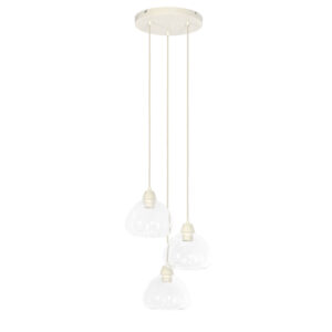 Plafón con elementos de vidrio Light & Living Bisho – An. 30 cm