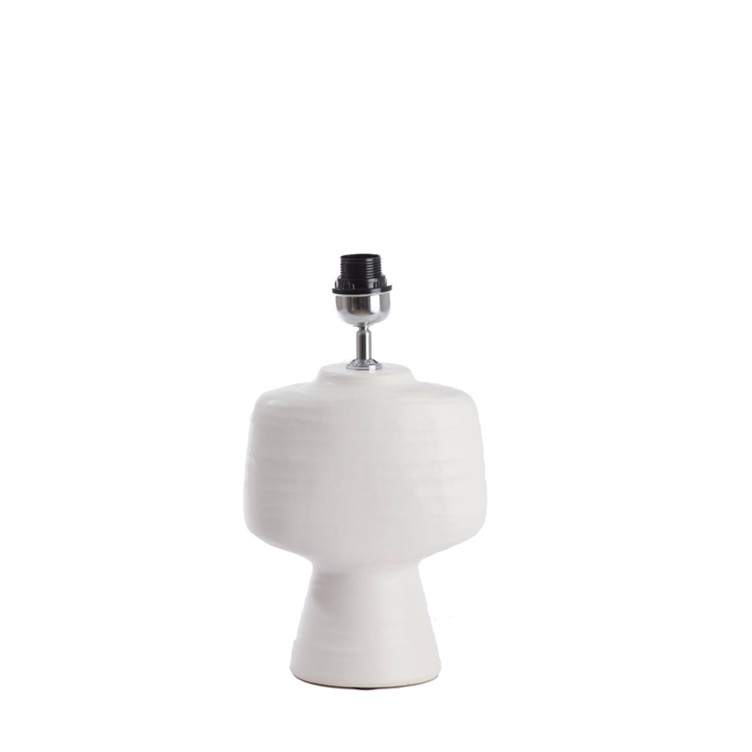 Base de lámpara blanca de cerámica diseño moderno Light & Living Gandoro – H. 39 cm