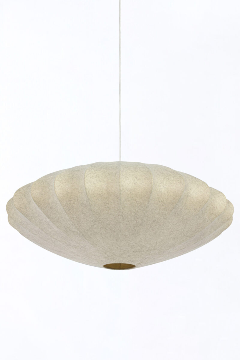 Lámpara colgante beige con pantalla textil Light & Living Fay - Ø 70 cm - Imagen 6