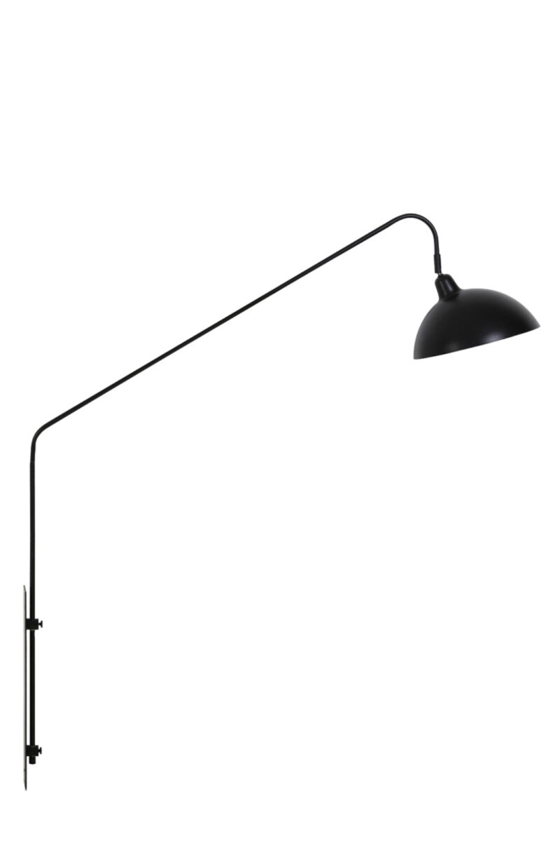 Aplique de pared negro con brazo largo Light & Living Orion – H. 127 cm - Imagen 2