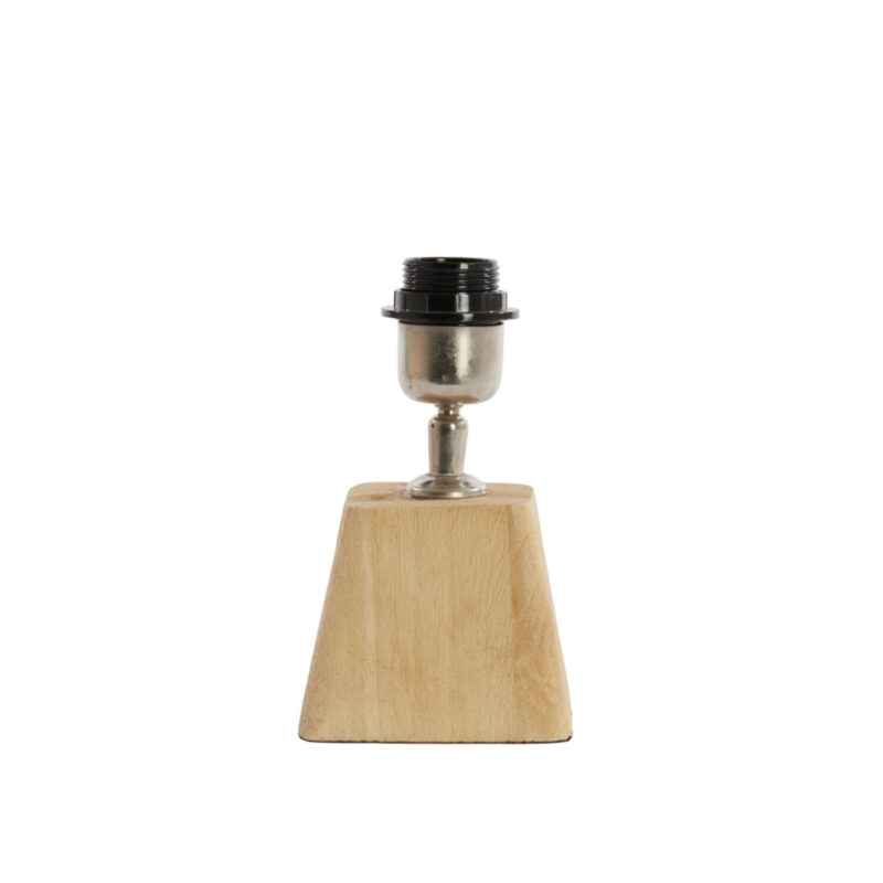 Base de lámpara de madera moderna Light & Living Kardan - H. 19 cm