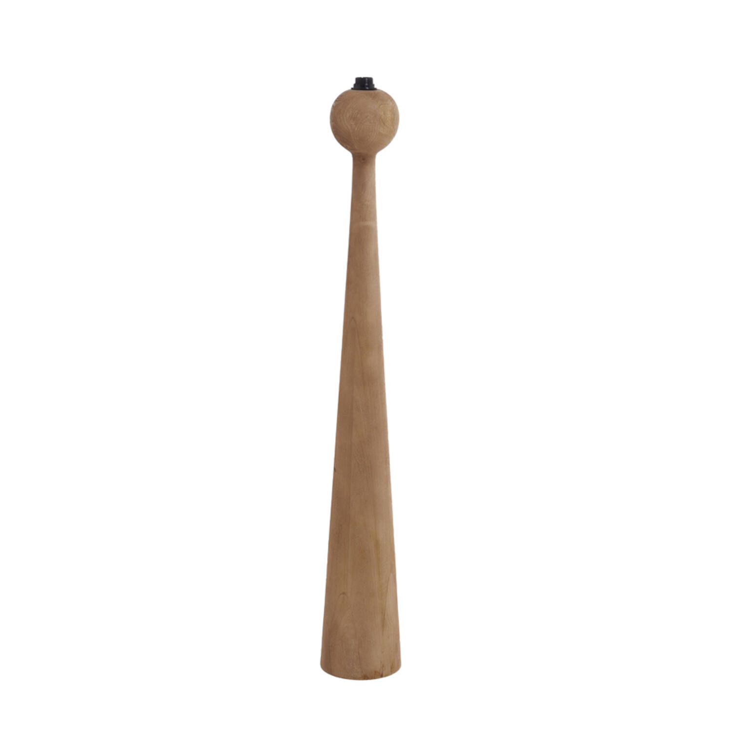 Base de lámpara de madera de forma esbelta Light & Living Festina - H. 125 cm