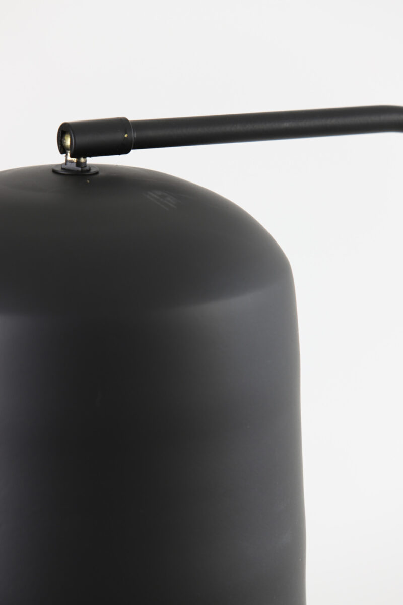 Lámpara de pie negra con pantalla cilíndrica Light & Living Aleso – H. 138 cm - Imagen 7