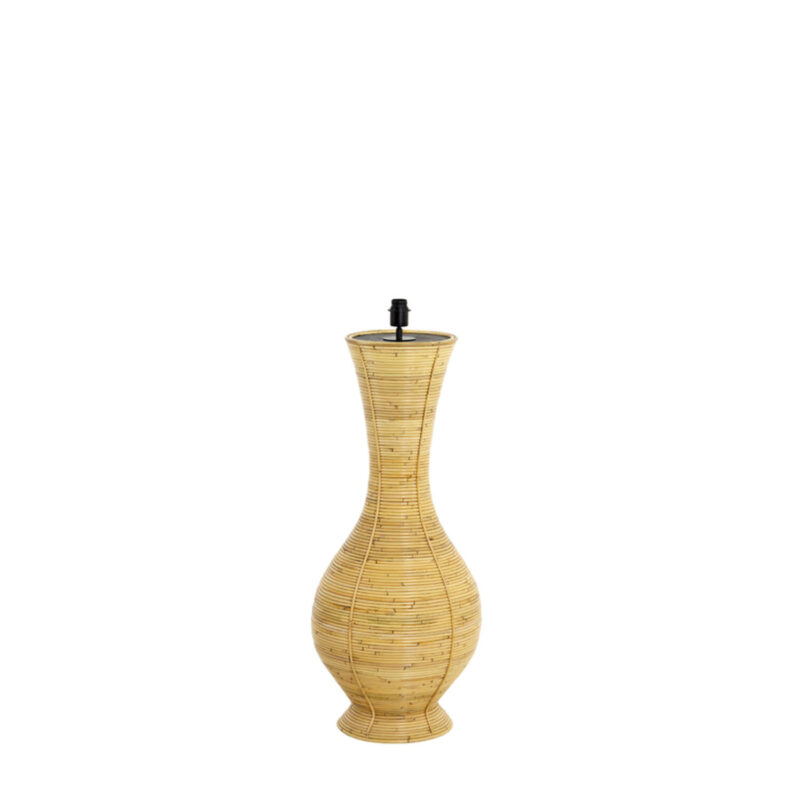 Lámpara de mesa de ratán Light & Living Bupak con forma de jarrón – H. 106,5 cm
