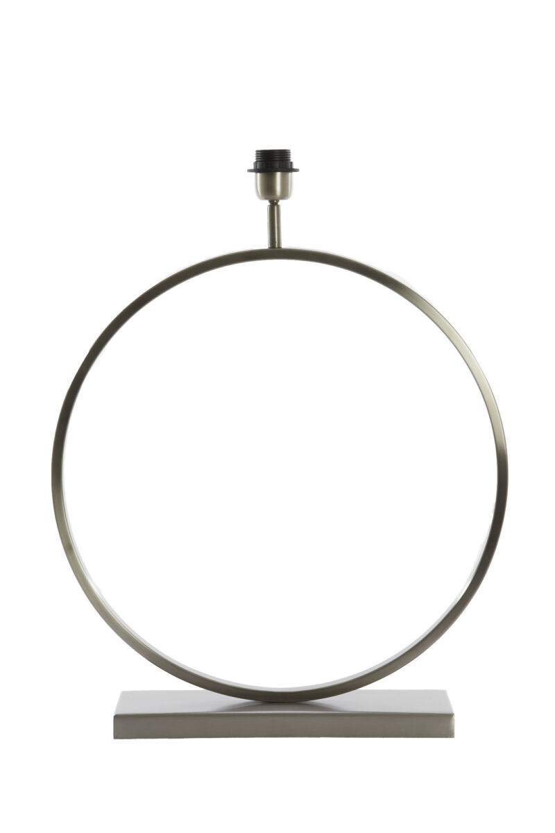 Lámpara de mesa plateada Light & Living Liva con diseño moderno – H. 62 cm - Imagen 2