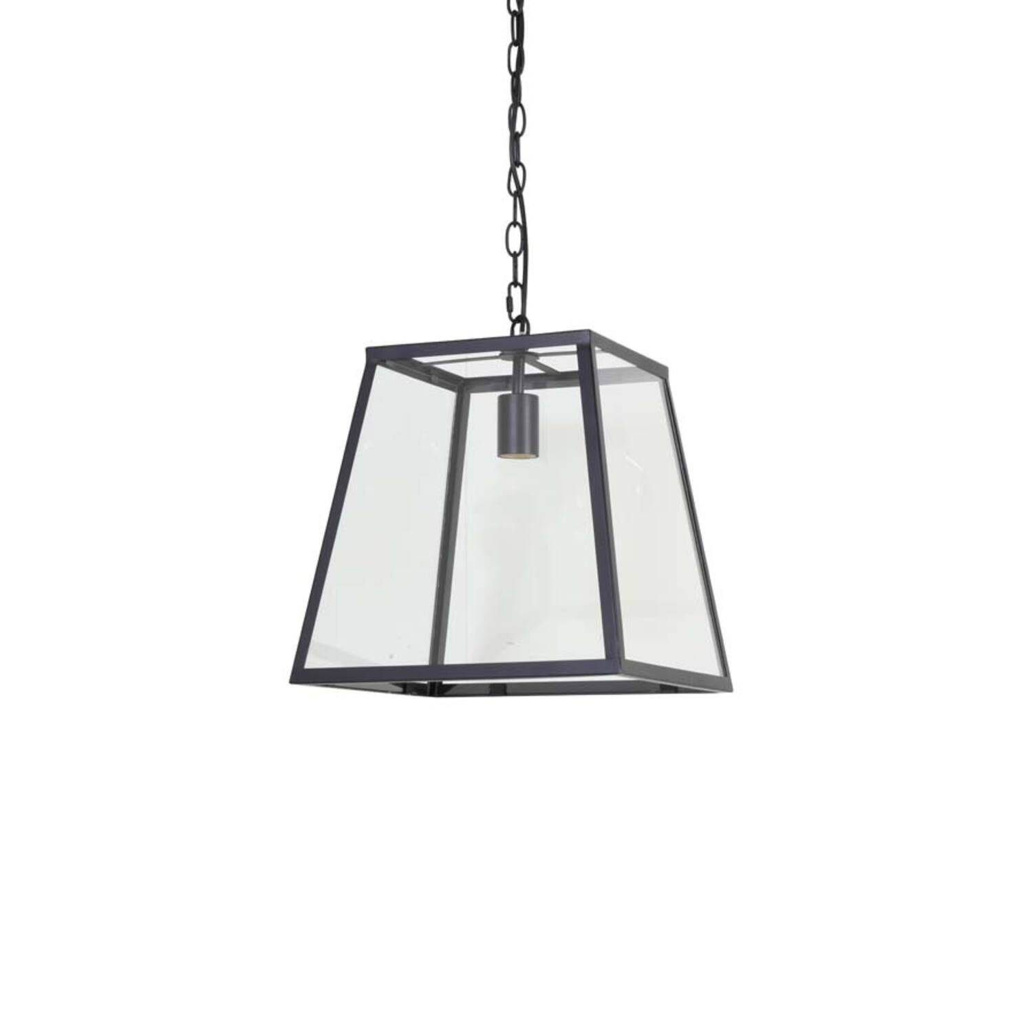 Lámpara colgante industrial con pantalla de vidrio Light & Living Saunte - Ø 35 cm