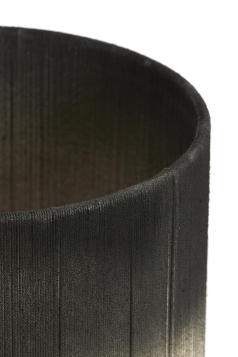 Funda de lámpara gris en forma cilíndrica Light & Living Tossa - Ø 30 cm - Imagen 4