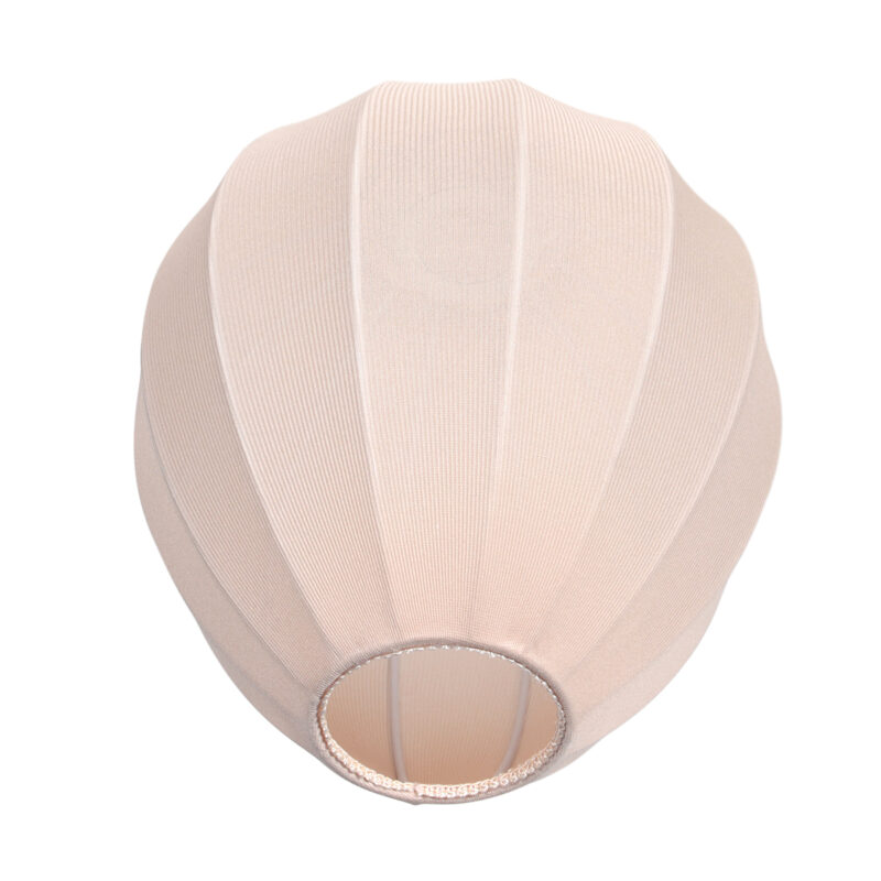 Lámpara colgante con 5 pantallas color crema en forma de gota Mexlite HaloSwap - Imagen 5