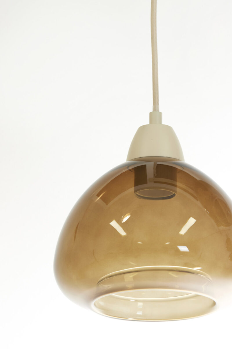 Lámpara metálica dorada con vidrio Light & Living Bisho – An. 104 cm - Imagen 5