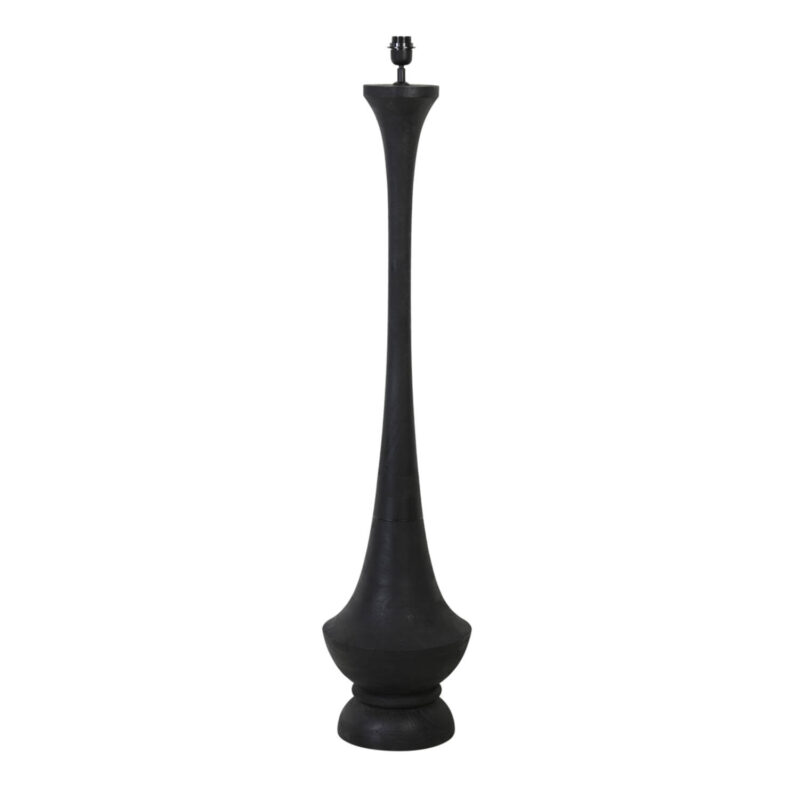 Base de lámpara de mesa negra elegante Light & Living Nicolo - H. 130 cm
